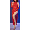 Chilirose Robe Longue PAOLINA Rouge